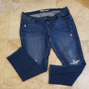 Old Navy Distressed Boyfriend Jeans